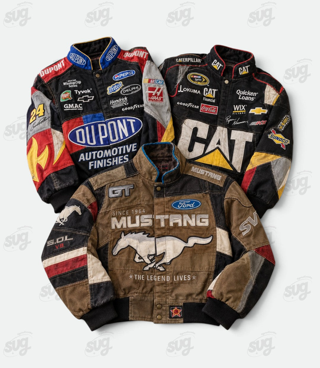 10x NASCAR REWORK JACKETS